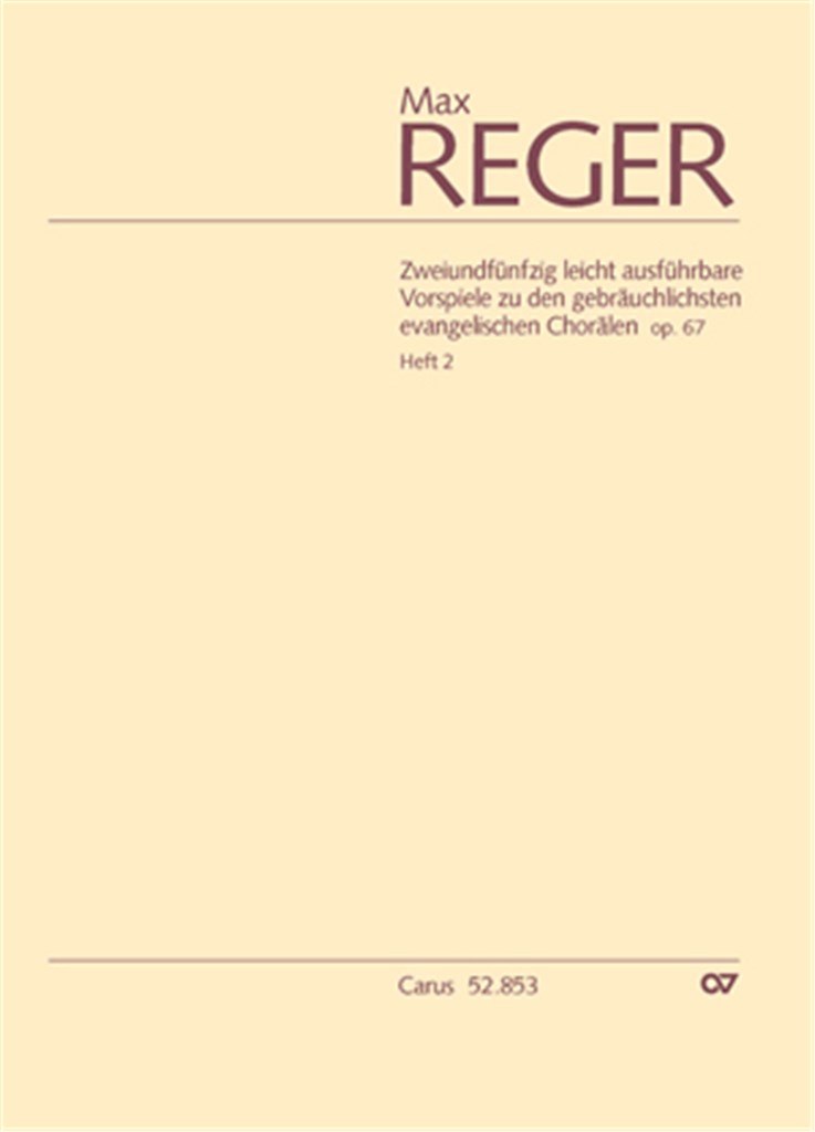53 leicht ausführbare Vorspiele op. 67, Heft 2